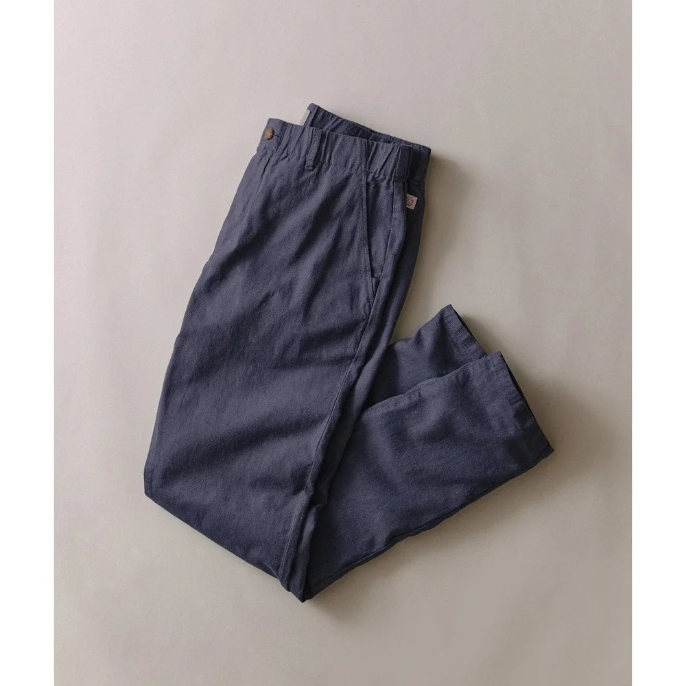 Marine Layer Saturday‎ Hemp Chino Navy Size XL x 32 New With Tags